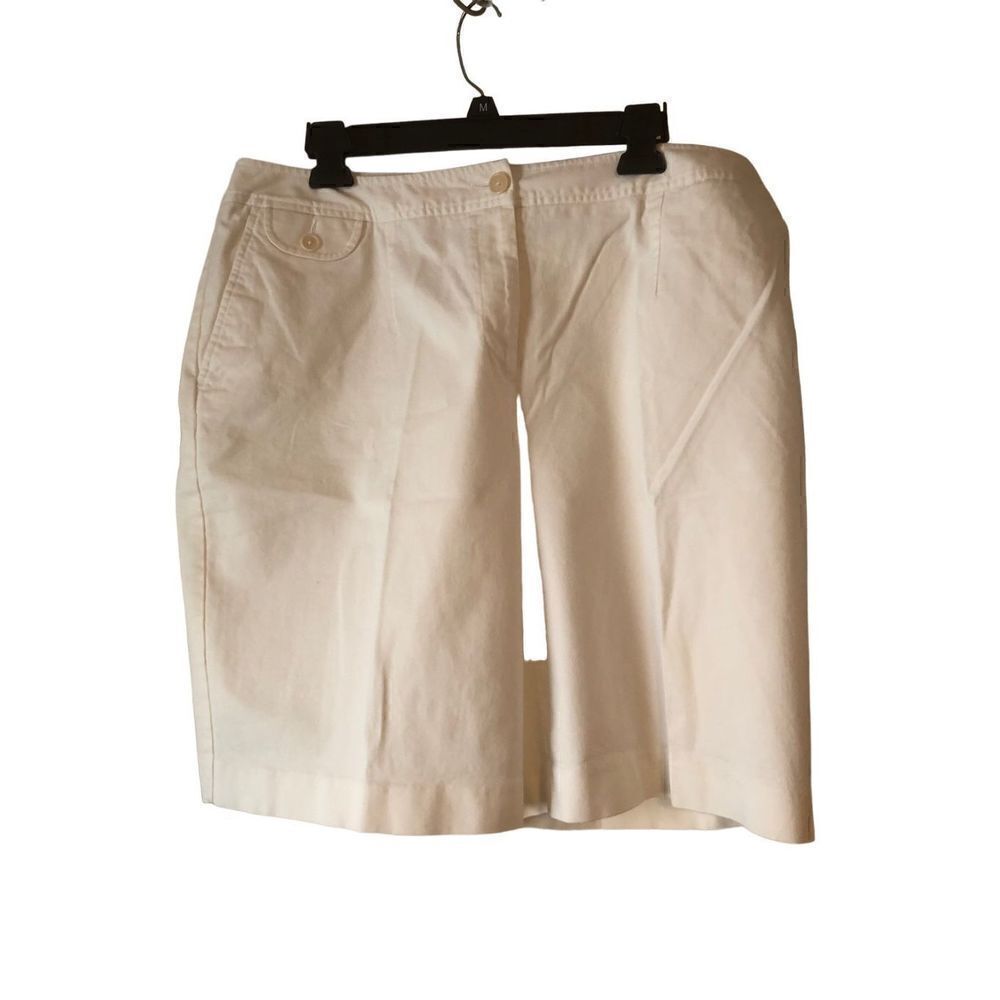 Talbots Vintage White Shorts 18